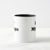 私は私のパパのマグを愛します マグカップ (中央)