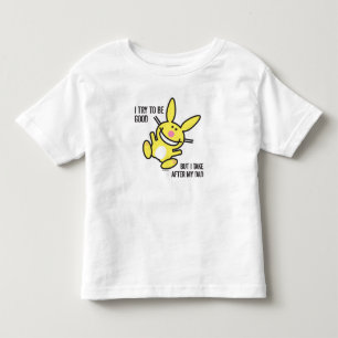 私は私のパパの後で取ります トドラーTシャツ