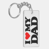 私は私のパパを愛します キーホルダー (正面左)