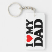 私は私のパパを愛します キーホルダー (正面)