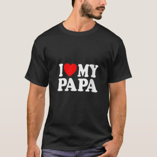 私は私のパパを愛する私のパパの父の日ダ Tシャツ