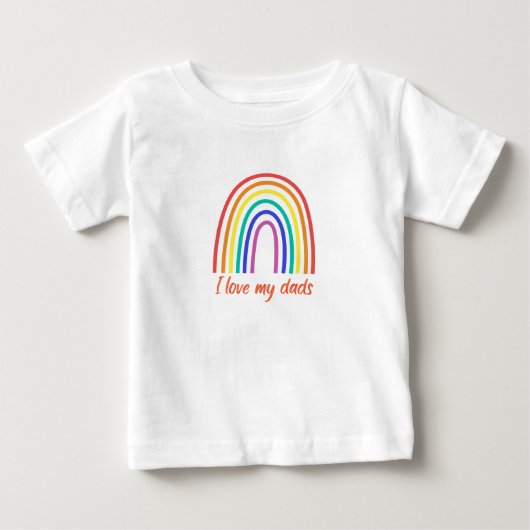 私は私のパパベビー ベビーTシャツ (正面)