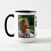 私は私のパパ写真が大好き マグカップ (左)