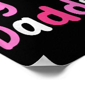 私は私のパパ最高のパパの永遠の父の日の気がクール好き ポスター (角)