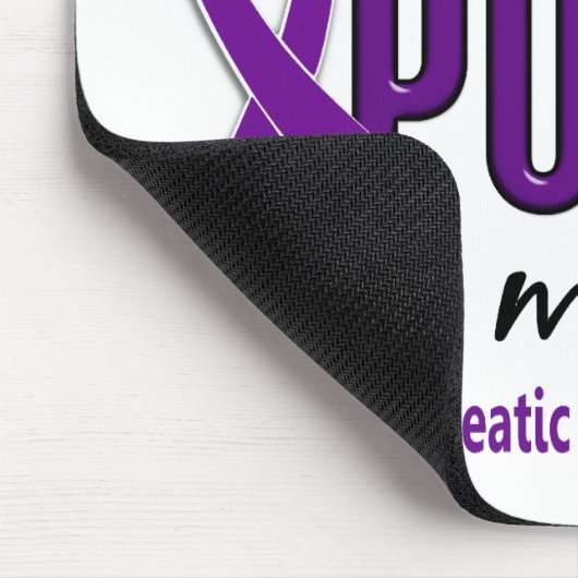 私は私のパパ10の膵臓癌のための紫色を身に着けています マウスパッド (コーナー)