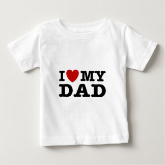 私は私のパパ ベビーTシャツ