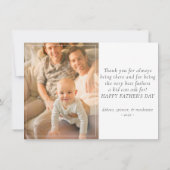 私は私のパパ | Rainbowハートファーザーズデイカード (裏面)