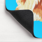 私は私のパピロンが大好き マウスパッド (コーナー)