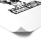 私は私のパピロンを抱いて人々を窒息させないようにおもしろい犬 ポスター (角)