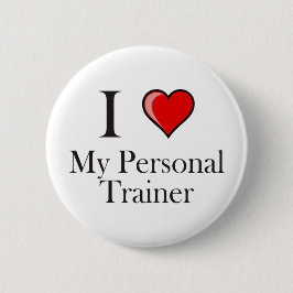 私は私のパーソナルトレーナーを愛します 缶バッジ