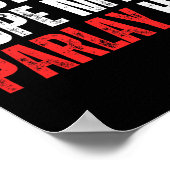 私は私のパーレーがサッカーを賭けてスポーツをヒットすることを望む ポスター (角)