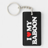 私は私のヒヒを愛します キーホルダー (正面)