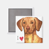 私は私のビズラが大好き マグネット (正面/裏面)