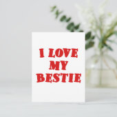 私は私のビースティーを愛する ポストカード (スタンド正面)