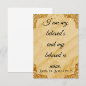 私は私のビーズフラットカード (正面/裏面)