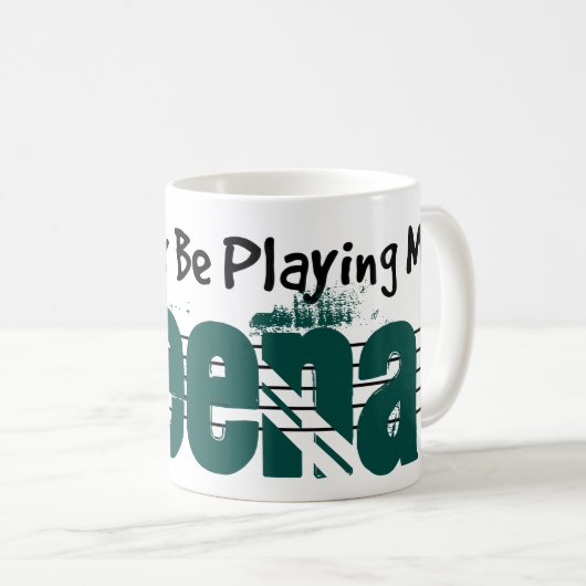 私は私のビーナ遊になりたい コーヒーマグカップ (正面右)