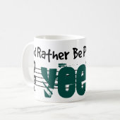 私は私のビーナ遊になりたい コーヒーマグカップ (正面左)