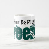 私は私のビーナ遊になりたい コーヒーマグカップ (中央)