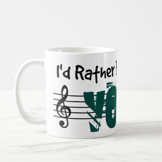 私は私のビーナ遊になりたい コーヒーマグカップ (左)