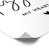 私は私のピザのすべてのピザであなたを愛してい結婚る ポスター (角)