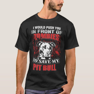 私は私のピット・ブル救います Tシャツ