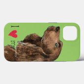 私は私のフィールドスパニエル犬 Case-Mate iPhoneケース (裏面 (横))