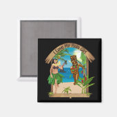 私は私のフラガールティキマグネットが大好き マグネット (正面/裏面)