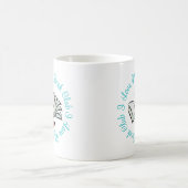 私は私のブッククラブを愛します コーヒーマグカップ (中央)