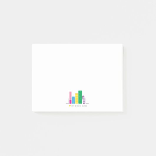 私は私のブッククラブを愛します ポストイット (正面)