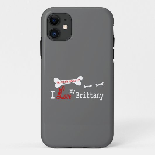 私は私のブリタニースパニエル犬 Case-Mate iPhoneケース (裏面)