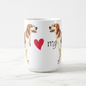 私は私のブリッタニーを愛します コーヒーマグカップ (中央)