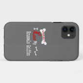私は私のブリュッセルのグリフォンが大好き Case-Mate iPhoneケース (裏面(横))