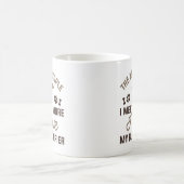 私は私のブルテリアが大好き コーヒーマグカップ (中央)