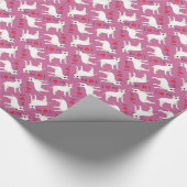 私は私のブルテリアを愛します ラッピングペーパー (角)