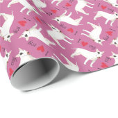 私は私のブルテリアを愛します ラッピングペーパー (ロールコーナー)