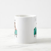 私は私のブルテリア犬の品種の写真名が大好き コーヒーマグカップ (中央)