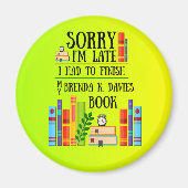 私は私のブレンダK. Davies本を終えなければならなかった マグネット (正面)