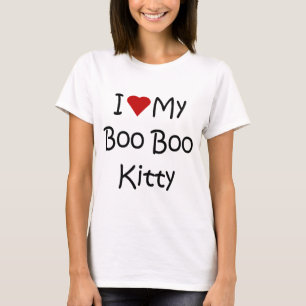 私は私のブーイングのブーイングの子猫を愛します Tシャツ