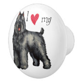 私は私のブーヴィエが大好き セラミックノブ (右)