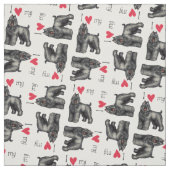 私は私のブーヴィエが大好き ファブリック (見本)