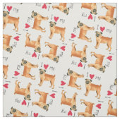 私は私のプチブラバンコンが大好き ファブリック (見本)