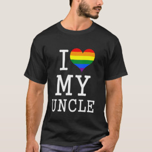 私は私のプライドゲイのおじが好きです姪と甥から Tシャツ
