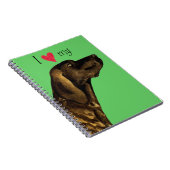 私は私のプロットハウンドが大好き ノートブック (右側)