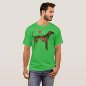 私は私のプロットハウンドが大好き Tシャツ (正面フル)