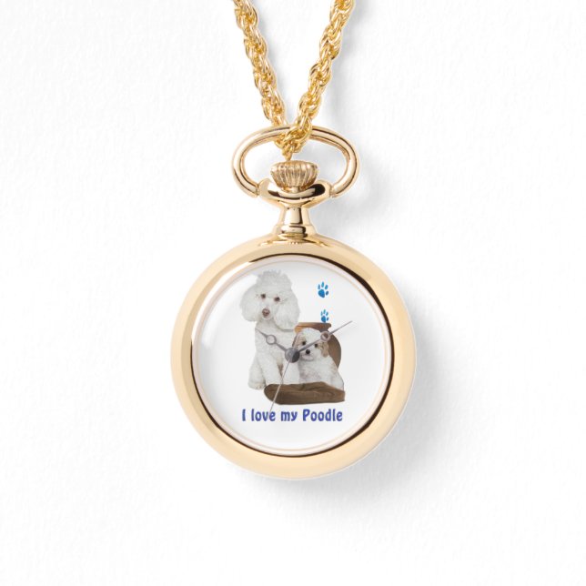 私は私のプードルが大好き 腕時計 (正面)