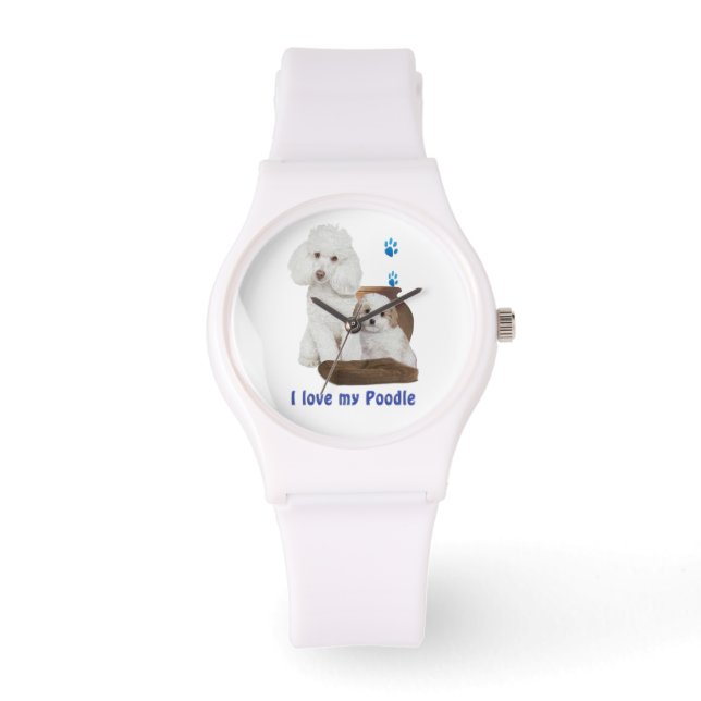 私は私のプードルが大好き 腕時計 (正面)