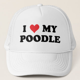 私は私のプードルを愛します キャップ