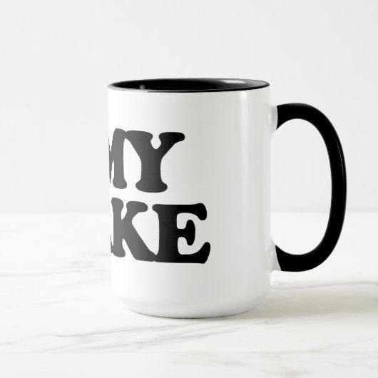 私は私のヘビを愛します マグカップ (右)