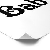 私は私のベビーケーキが大好き ポスター (角)