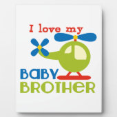 私は私のベビー兄弟を愛する フォトプラーク (正面)